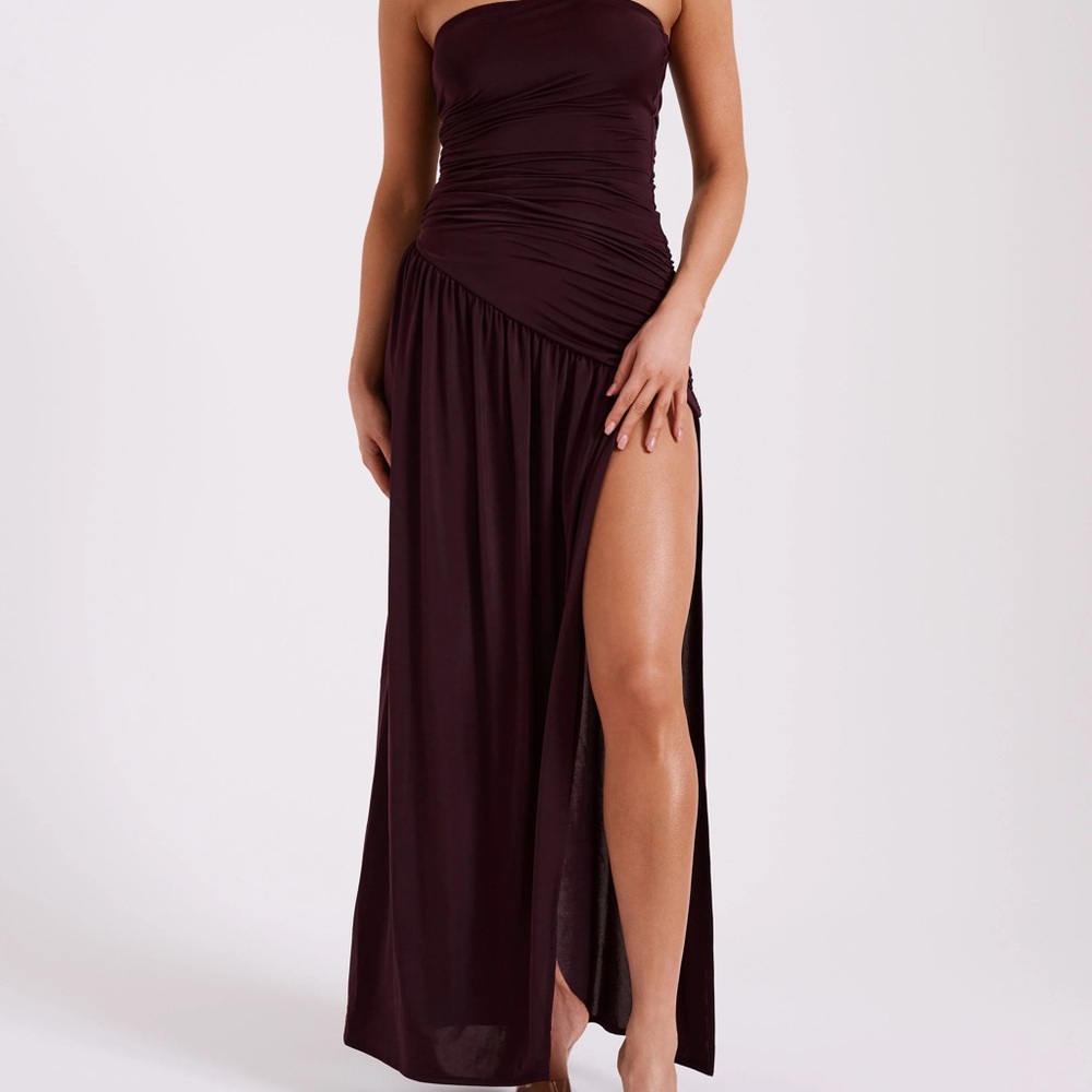 Meshki Bex Dress in Burgundy